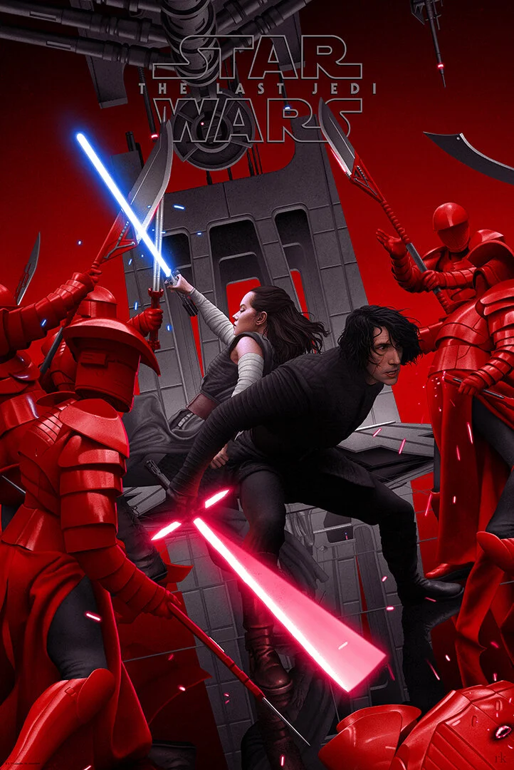 版画 STAR WARS THE LAST JEDI Star Wars Last Jedi Poster Print - Item # VARXPS1558